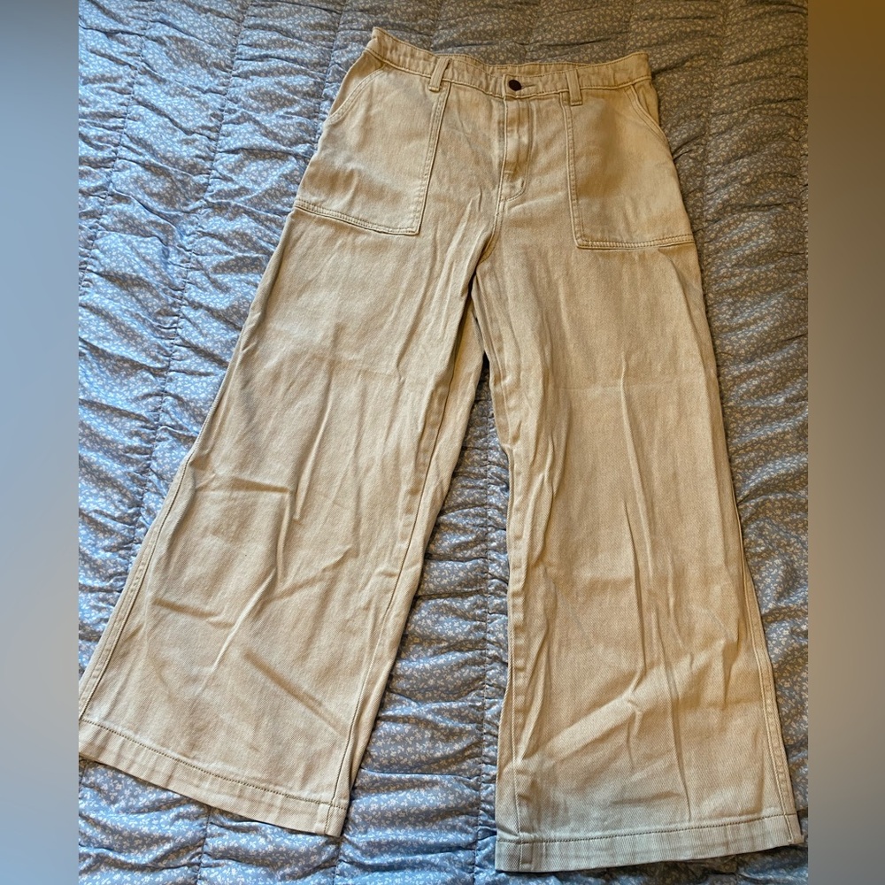 Baggy Cream Jeans